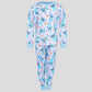 Royal Girls Sets Stitch Girls Full Sleeves Pajama Set - Blue