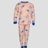 Royal Girls Sets Stitch Girls Full Sleeves Pajama Set - Peach