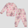 Royal Girls Sets Stitch Girls Full Sleeves Pajama Set - Pink