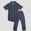 Royal Girls Sets Vroom Vroom Girls Button Pajama Set - Navy Blue