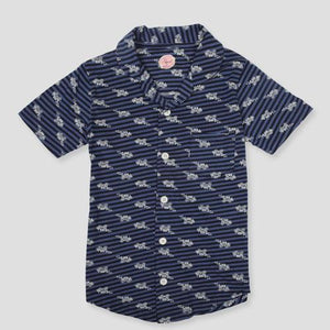 Royal Girls Sets Vroom Vroom Girls Button Pajama Set - Navy Blue
