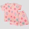 Royal Girls Shorts set Flower Girls Shorts Set - Peach