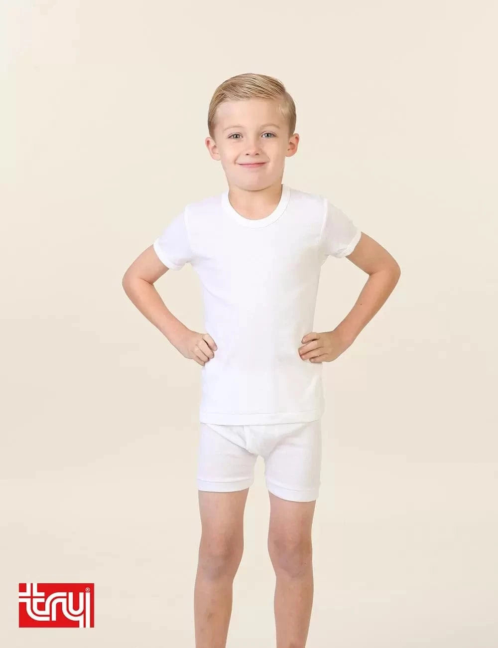 TRY Inner Wears Boys half sleeve set with shorts