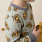 Simba Boys Full Sleeves Pajama Set - Grey