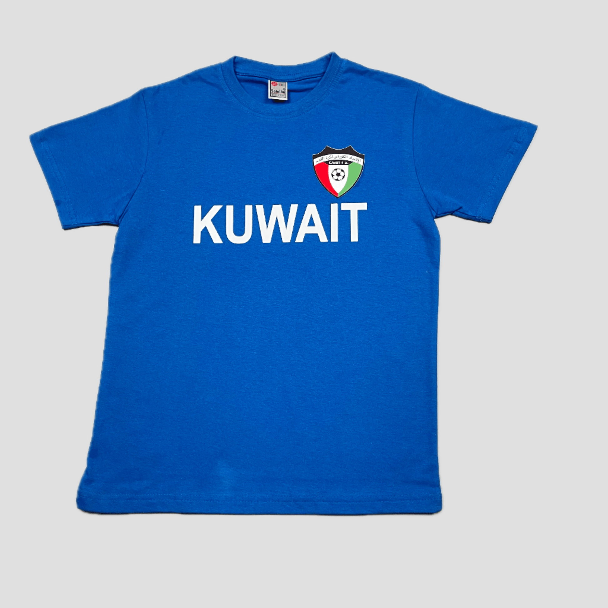 Zain Gulf cup kuwait Sports Jersey Kids Kuwait Half Sleeves Jersey - Blue