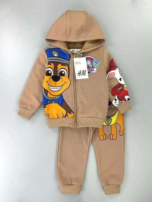 Zara Boys Sets Paw Patrol Boy Hoodies Set- Brown