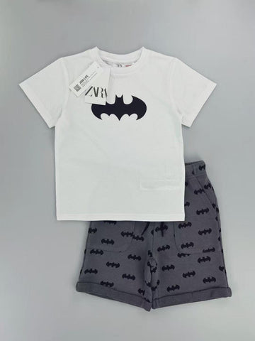 Zara Boys Short Sets 3 yr Batman Boys Shorts Set Zara-White