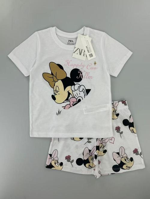Zara Girls Shorts set 3 yr Minnie Girls Shorts Set Zara-White